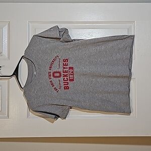 Russell Ohio State Tee Shirt Gray Size L
